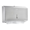 Alpine Industries Stainless Steel Brushed C-Fold/Multi-Fold Paper Towel Dispenser 481S